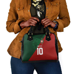Custom Moroccan Football Shoulder Handbag Go Glory-The Atlas Lions - African Pride