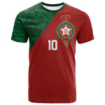 Custom Moroccan Football T shirt Go Glory-The Atlas Lions LT03