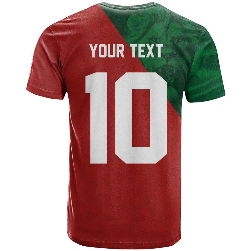 Custom Moroccan Football T shirt Go Glory-The Atlas Lions LT03