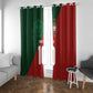 Custom Moroccan Football Window Curtain Go Glory-The Atlas Lions - African Pride