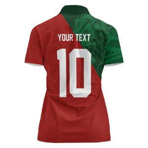 Custom Moroccan Football Women Polo Shirt Go Glory-The Atlas Lions LT03
