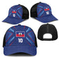 Custom Afro Haiti Football Baseball Net Cap Sporty Style - African Pride
