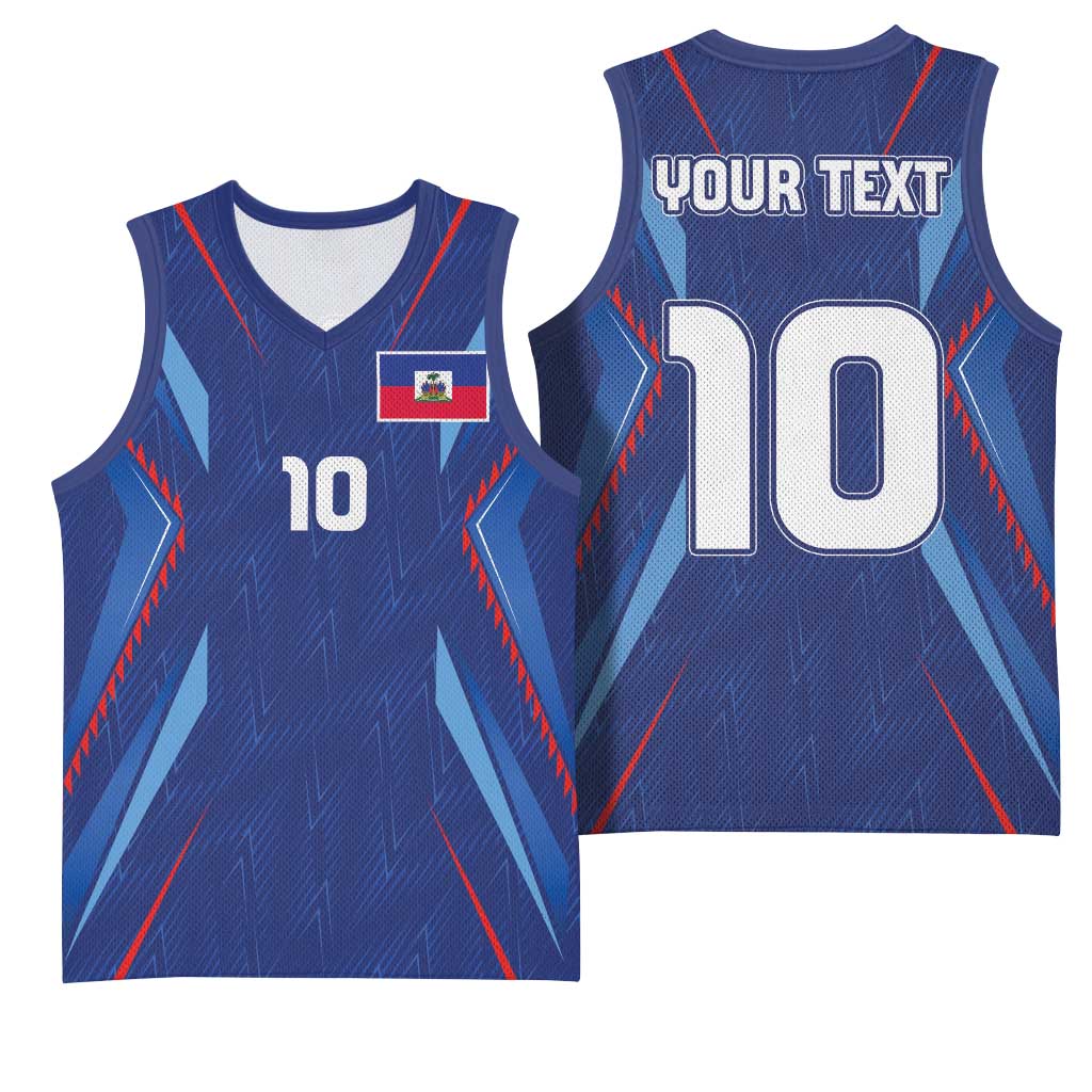 Custom Afro Haiti Football Basketball Jersey Sporty Style - African Pride