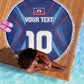 Custom Afro Haiti Football Beach Blanket Sporty Style - African Pride