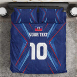Custom Afro Haiti Football Bedding Set Sporty Style - African Pride