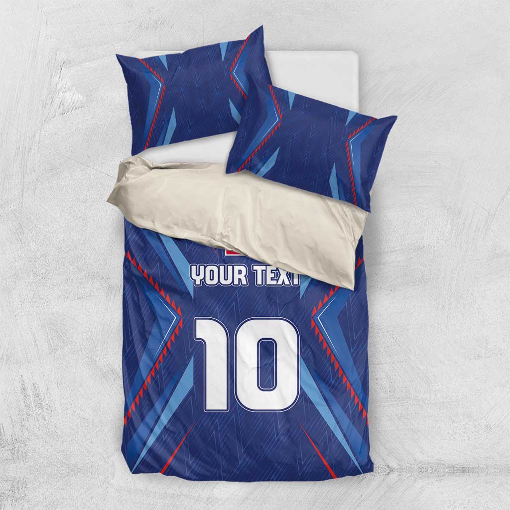 Custom Afro Haiti Football Bedding Set Sporty Style - African Pride