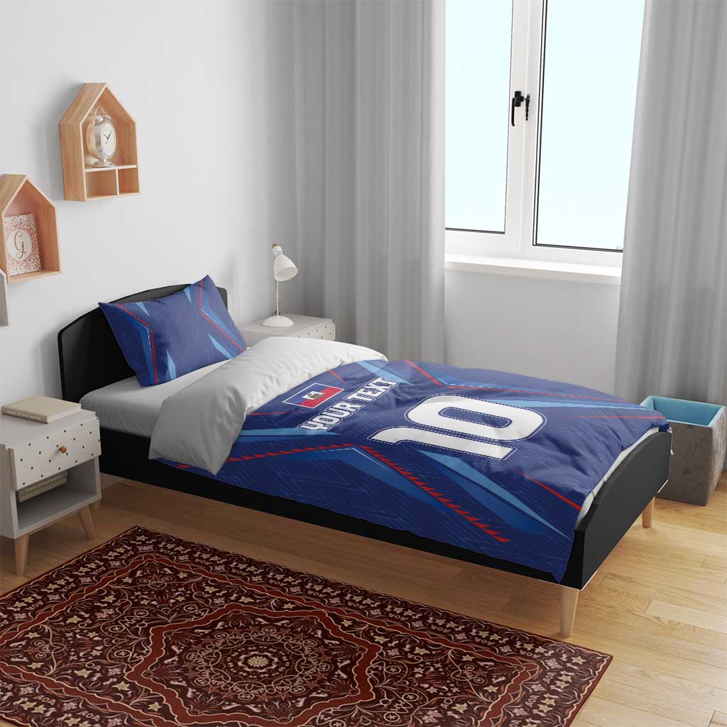 Custom Afro Haiti Football Bedding Set Sporty Style - African Pride