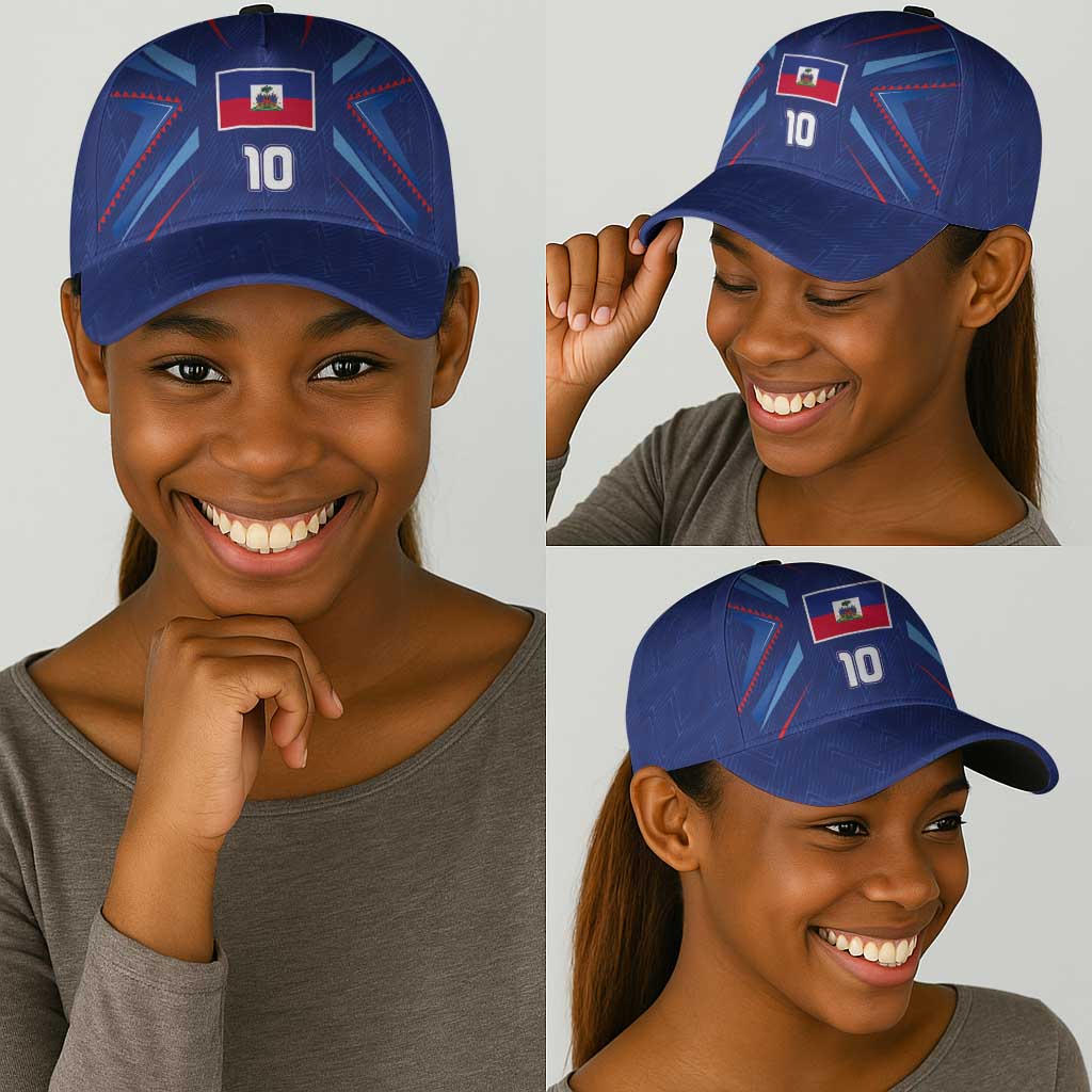 Custom Afro Haiti Football Classic Cap Sporty Style - African Pride