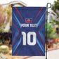 Custom Afro Haiti Football Garden Flag Sporty Style - African Pride