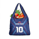 Custom Afro Haiti Football Grocery Bag Sporty Style - African Pride