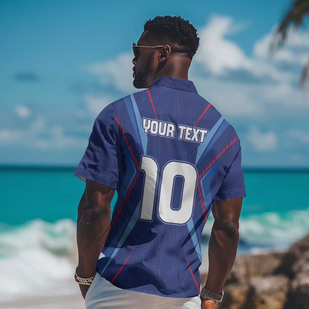 Custom Afro Haiti Football Hawaiian Shirt Sporty Style LT03