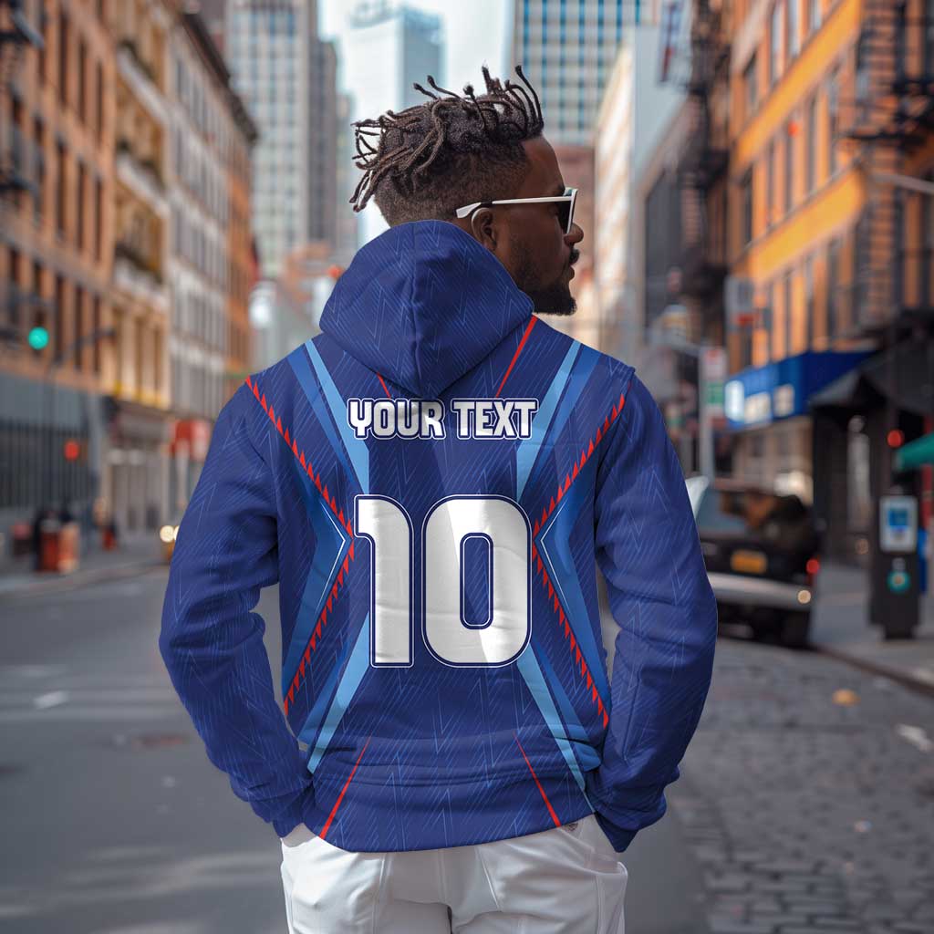 Custom Afro Haiti Football Hoodie Sporty Style - African Pride