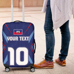 Custom Afro Haiti Football Luggage Cover Sporty Style - African Pride