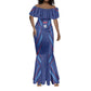 Custom Afro Haiti Football Mermaid Dress Sporty Style LT03