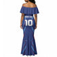 Custom Afro Haiti Football Mermaid Dress Sporty Style LT03