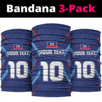 Custom Afro Haiti Football Neck Gaiter Sporty Style - African Pride