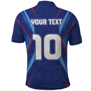 Custom Afro Haiti Football Polo Shirt Sporty Style LT03