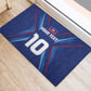 Custom Afro Haiti Football Rubber Doormat Sporty Style - African Pride