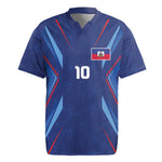 Custom Afro Haiti Football Rugby Jersey Sporty Style LT03