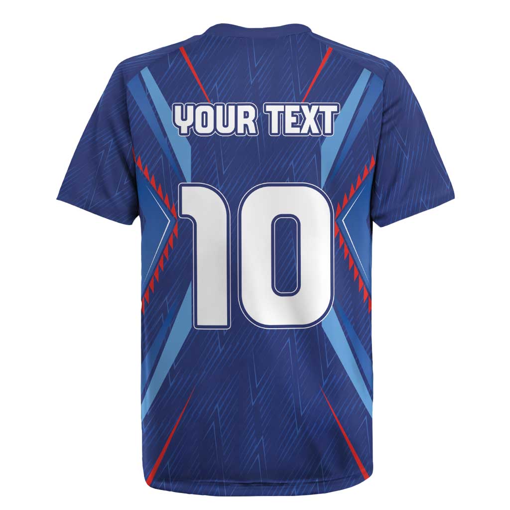 Custom Afro Haiti Football Rugby Jersey Sporty Style LT03