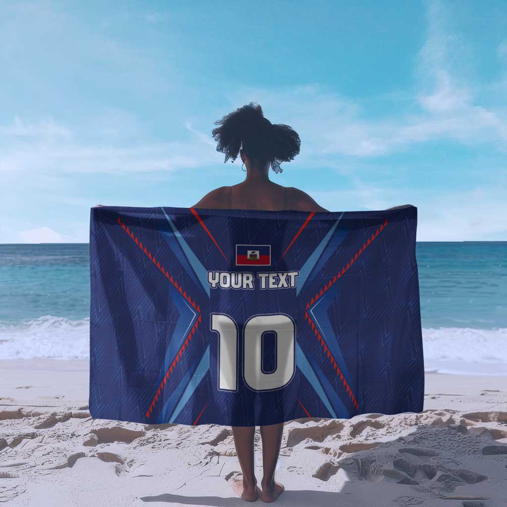 Custom Afro Haiti Football Sarong Sporty Style - African Pride