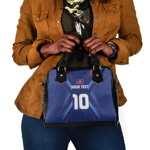 Custom Afro Haiti Football Shoulder Handbag Sporty Style - African Pride