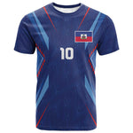 Custom Afro Haiti Football T shirt Sporty Style LT03