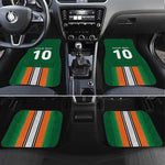 Custom Côte d'Ivoire National Football Car Mats Les Elephants-Sporty Stripes - African Pride