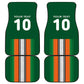 Custom Côte d'Ivoire National Football Car Mats Les Elephants-Sporty Stripes - African Pride