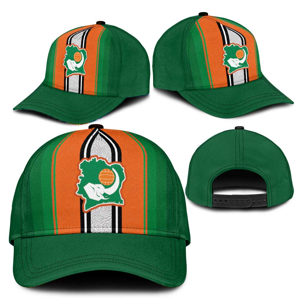 Côte d'Ivoire National Football Classic Cap Les Elephants-Sporty Stripes - African Pride