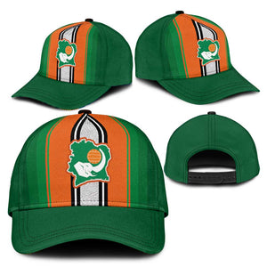 Côte d'Ivoire National Football Classic Cap Les Elephants-Sporty Stripes - African Pride