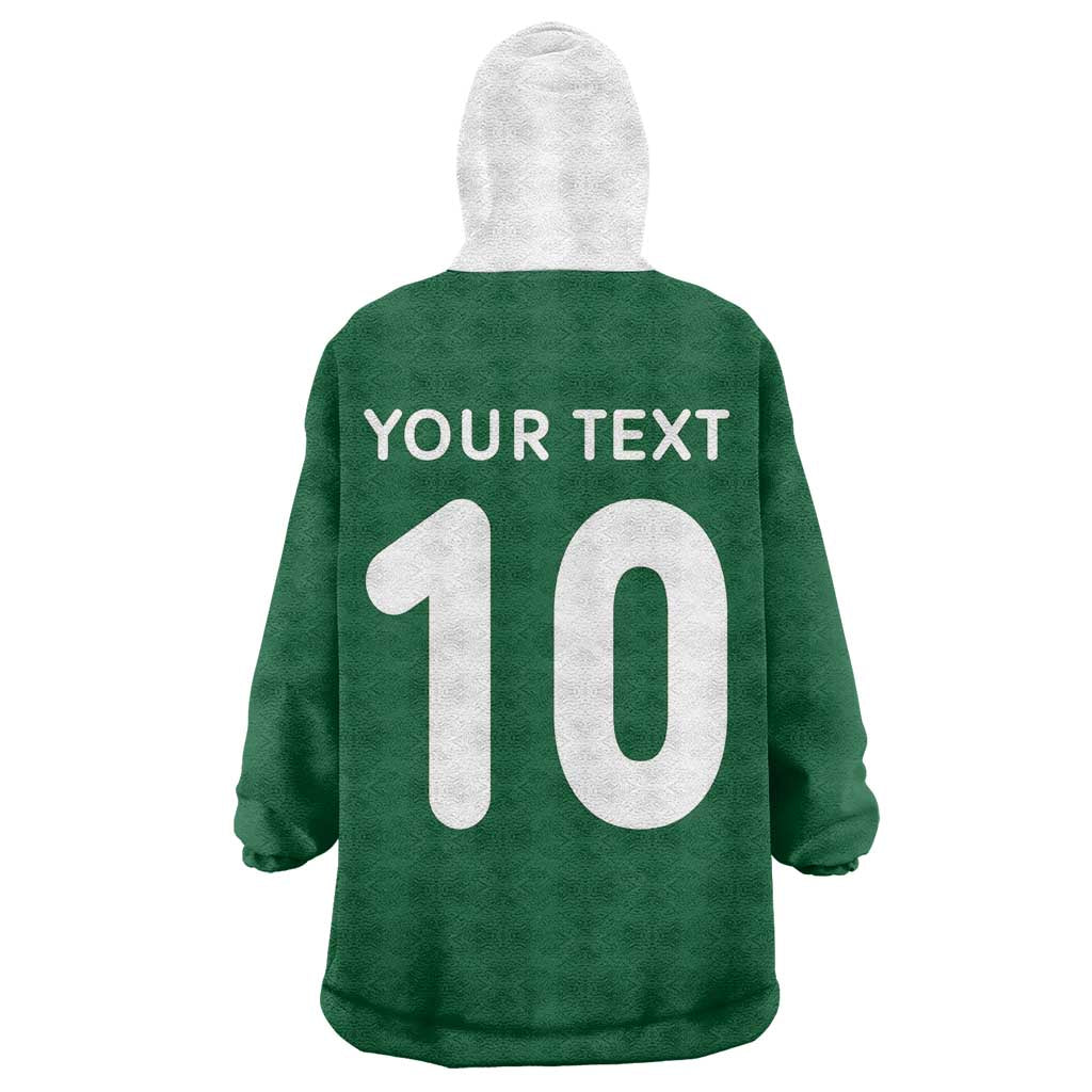 Custom Côte d'Ivoire National Football Kid Wearable Blanket Hoodie Les Elephants-Sporty Stripes - African Pride