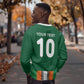 Custom Côte d'Ivoire National Football Sweatshirt Les Elephants-Sporty Stripes - African Pride