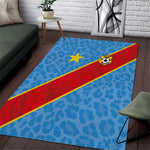 DR Congo National Football Area Rug Leopards Go Glory - African Pride