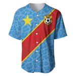 Custom DR Congo National Football Baseball Jersey Leopards Go Glory LT03