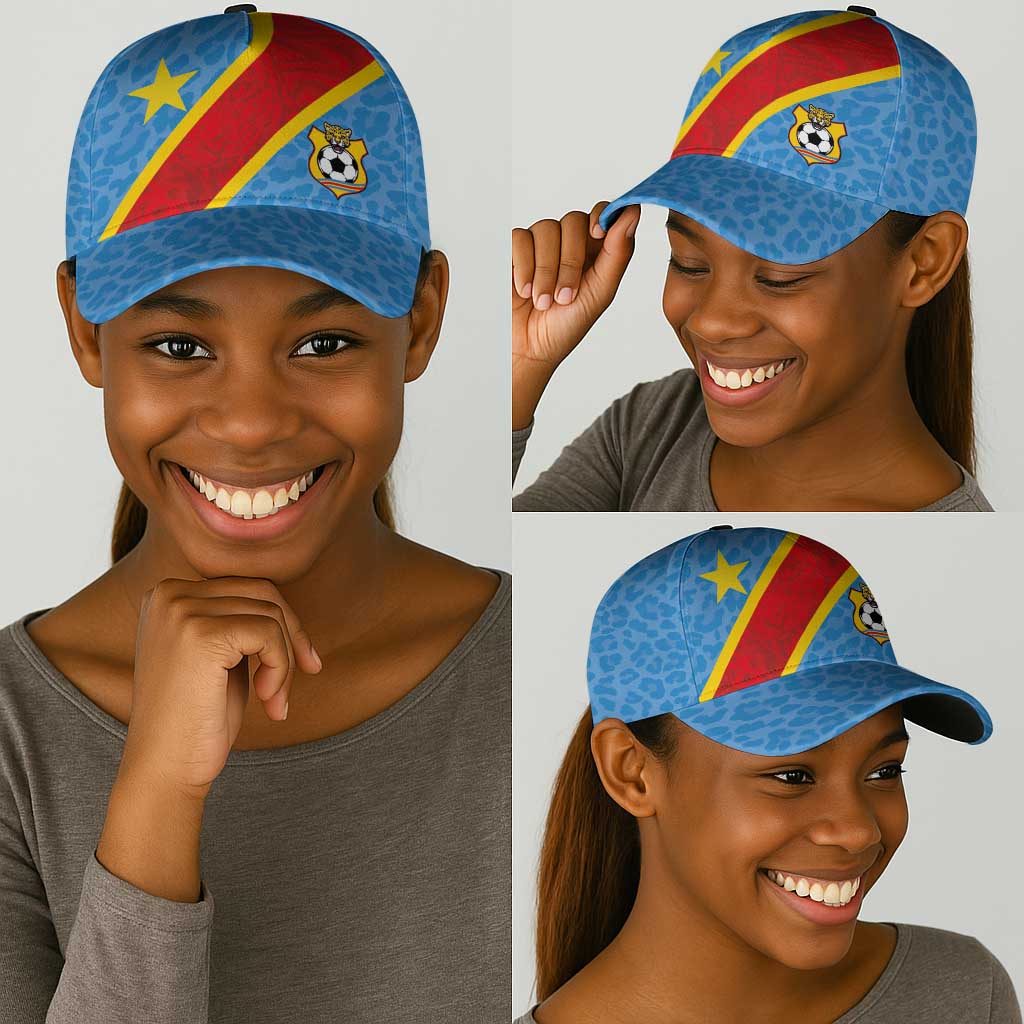 DR Congo National Football Classic Cap Leopards Go Glory - African Pride