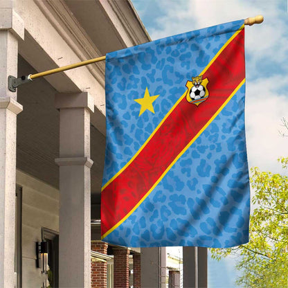 DR Congo National Football Garden Flag Leopards Go Glory - African Pride