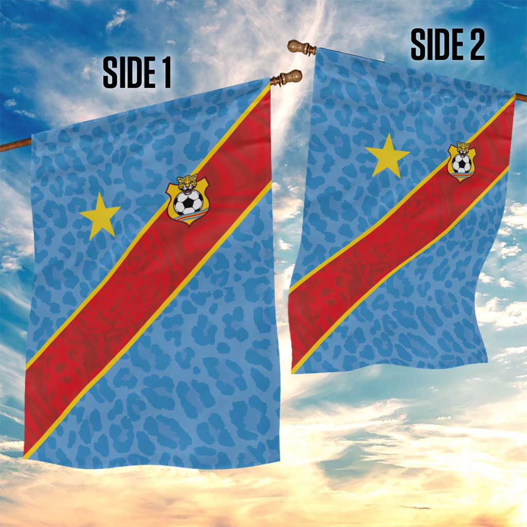 DR Congo National Football Garden Flag Leopards Go Glory - African Pride