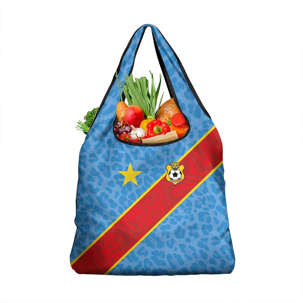 DR Congo National Football Grocery Bag Leopards Go Glory - African Pride
