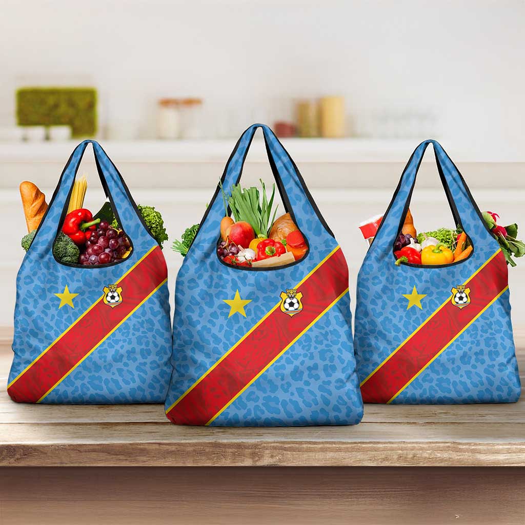 DR Congo National Football Grocery Bag Leopards Go Glory - African Pride