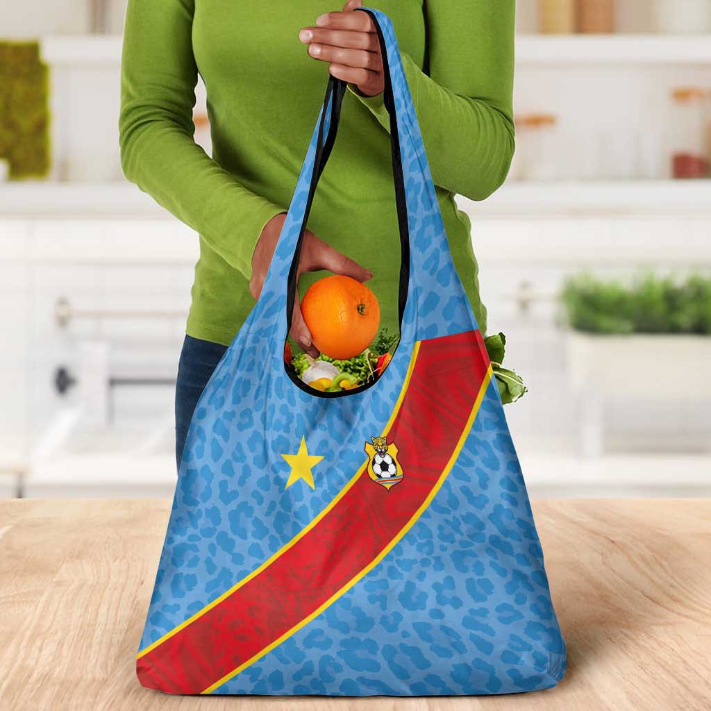 DR Congo National Football Grocery Bag Leopards Go Glory - African Pride