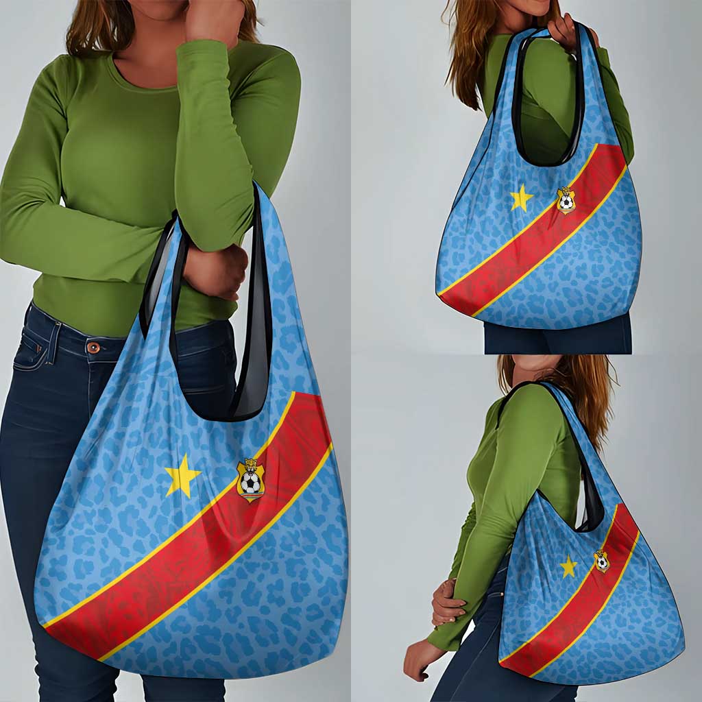 DR Congo National Football Grocery Bag Leopards Go Glory - African Pride