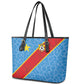 DR Congo National Football Leather Tote Bag Leopards Go Glory - African Pride