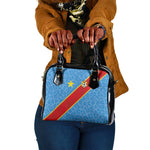 DR Congo National Football Shoulder Handbag Leopards Go Glory - African Pride