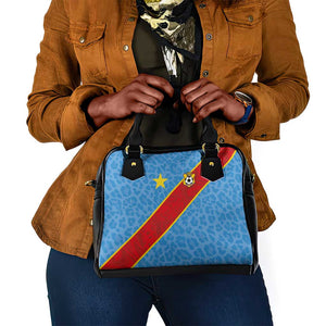 DR Congo National Football Shoulder Handbag Leopards Go Glory - African Pride