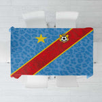 DR Congo National Football Tablecloth Leopards Go Glory - African Pride