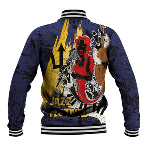Afro-Barbados Jazz Festival Baseball Jacket Abstract Jazz Art