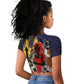 Afro-Barbados Jazz Festival Raglan Cropped T shirt Abstract Jazz Art