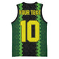Custom Mali Football Basketball Jersey Les Aigles-Green, Gold & Red LT03