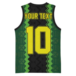 Custom Mali Football Basketball Jersey Les Aigles-Green, Gold & Red LT03